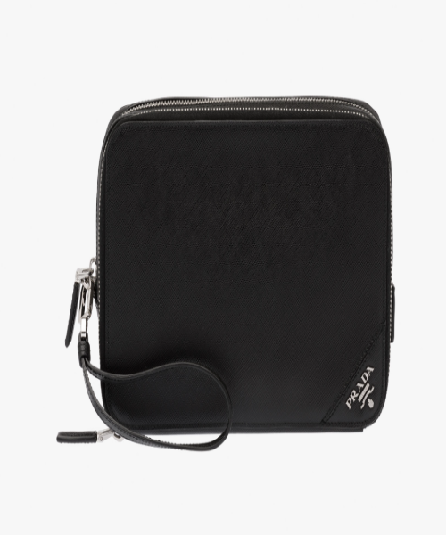 Prada Saffiano Leather Men’s Bag Black