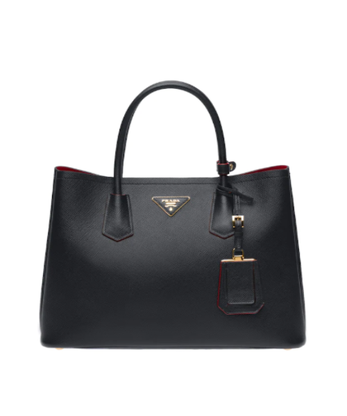 Prada Double Medium Bag Black