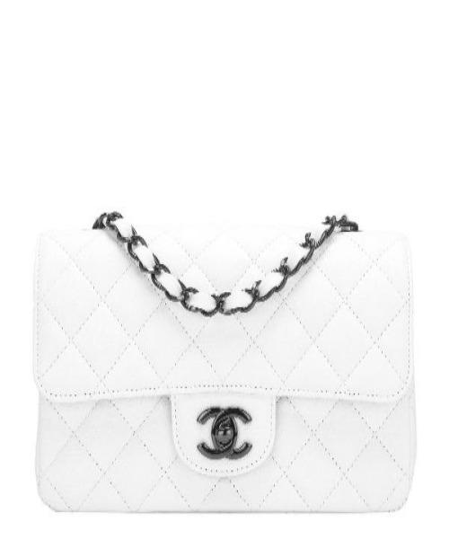 Chanel Mini Classic Rectangle Flap Bag White