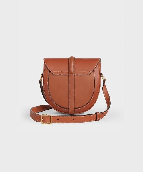 Celine Small Besace 16 Bag In Natural Calfskin Tan