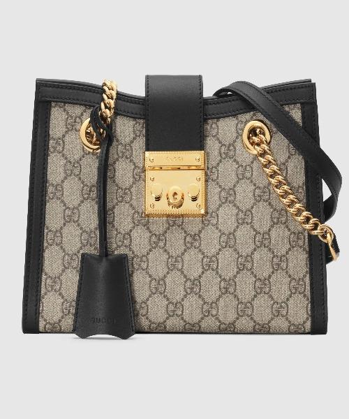 Gucci Padlock Small Shoulder Bag Black