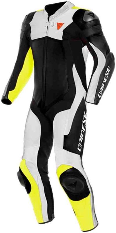 Men Dainese Assen 2 One Piece Perforated Motorcycle Leather Suit