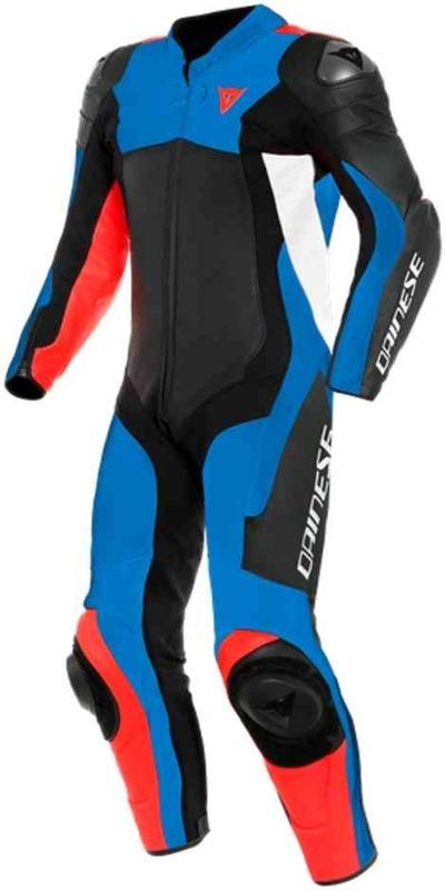 Men Dainese Assen 2 One Piece Perforated Motorcycle Leather Suit