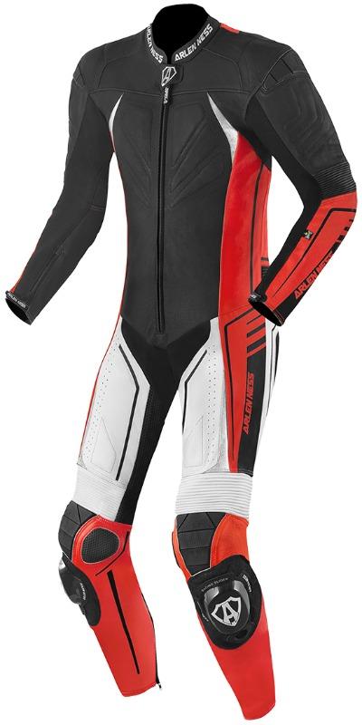 Men Arlen Ness TX-1 One Piece Motorcycle Leather Suit Long