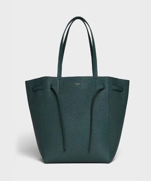 Celine Small Cabas Phantom In Soft Grained Calfskin Amazone