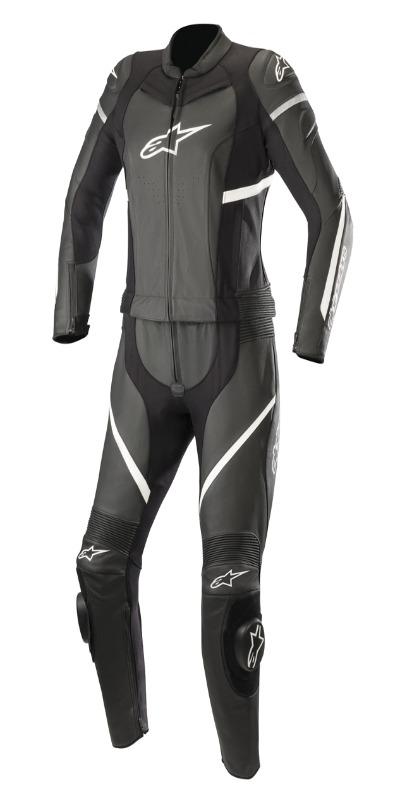 Two Piece Women's Motorcycle Leather Suit