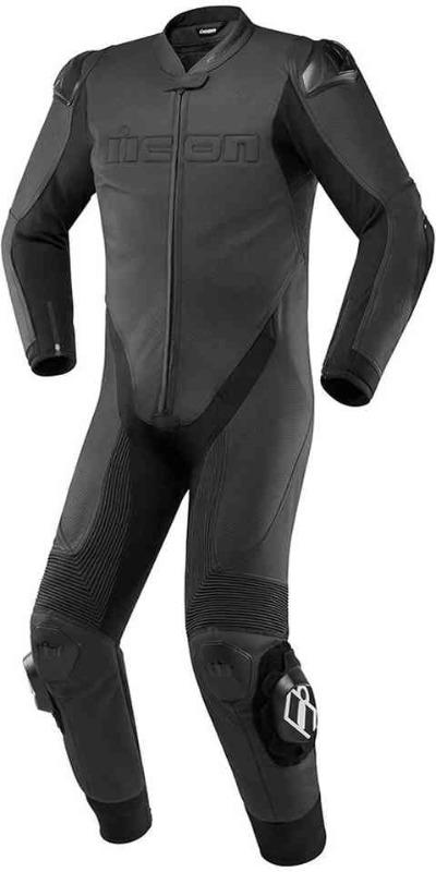 Men Icon Hypersport One Piece Motorcycle Leather Suit