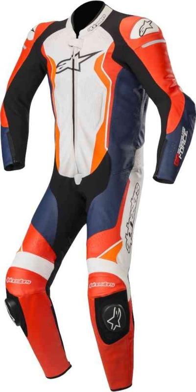 Men Alpinestars GP Force One Piece Motorcycle Leather Suit