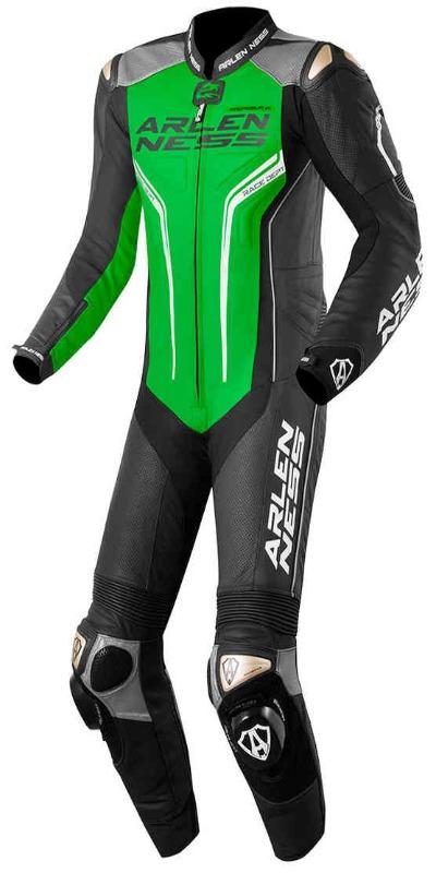 Men Arlen Ness Sugello One Piece Motorcycle Leather Suit