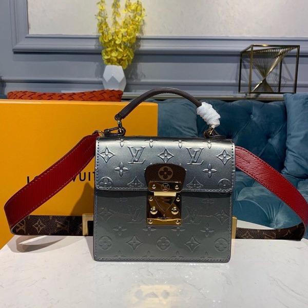 LV Spring Street Monogram Vernis Champagne Métallisé<