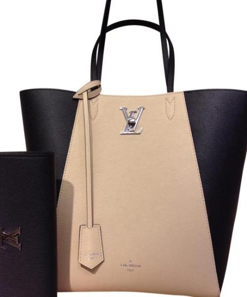 LV Lockme Cabas Bag Vanilla Noir