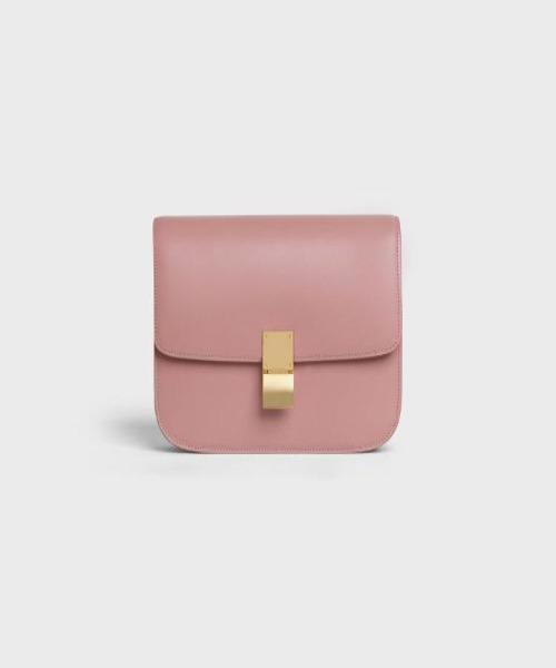 Celine Medium Classic Bag In Box Calfskin Antique Rose