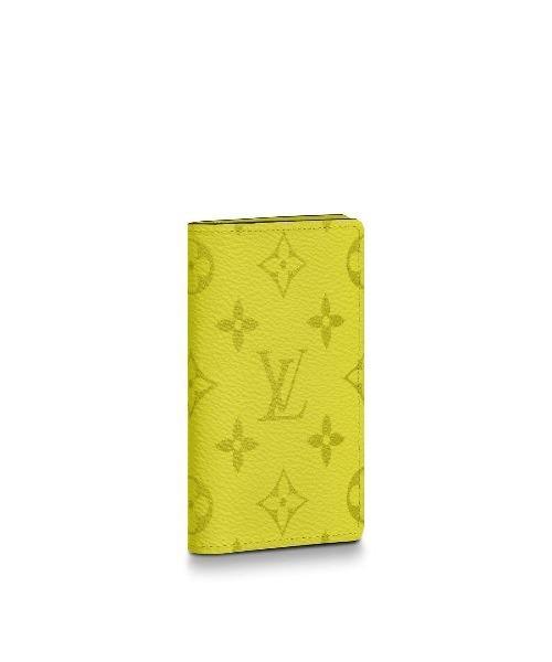 LV Pocket Organiser Taiga Monogram Jaune