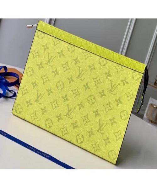 LV Pochette Voyage MM Monogram Yellow