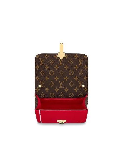 LV Cherrywood BB Smooth Patent Monogram Griotte