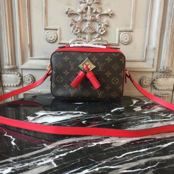 LV Saintonge Monogram Coquelicot