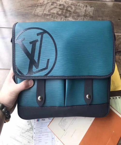 LV Messenger PM Epi Leather Blue