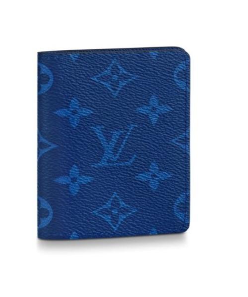 LV Pocket Organiser Taiga Monogram Cobalt