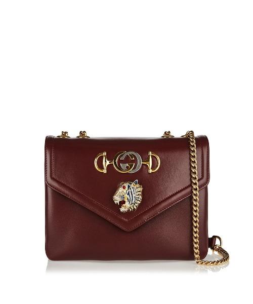 Gucci Rajah Medium Shoulder Bag Brown