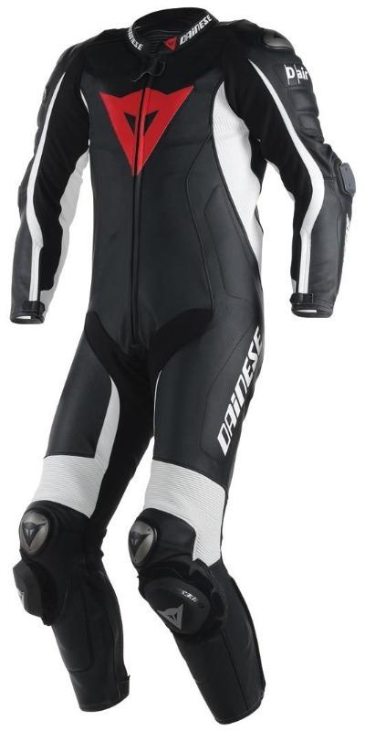 Men Dainese D-Air Racing Misano One Piece Airbag Leather Suit Perforated