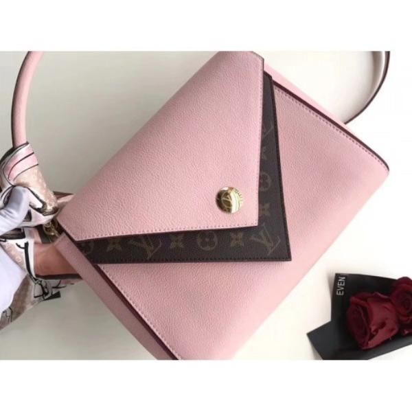 LV Double V Handbag Rose Poudre