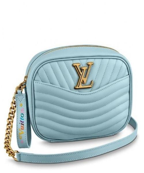 LV New Wave Camera Bag Bleu Porcelaine