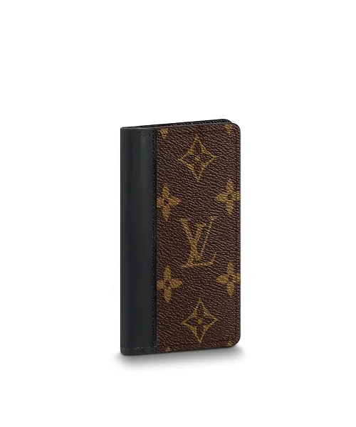 lv pocket organizer monogram macassar canvas black