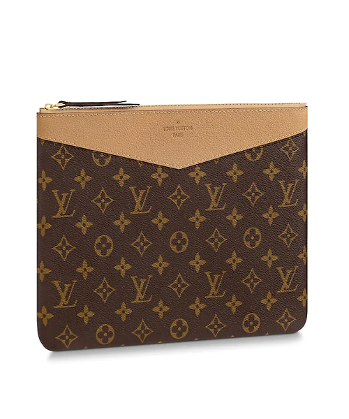 LV Daily Pouch Monogram Sesame