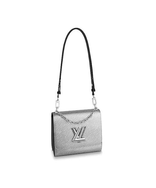 LV Twist MM Argento Silver