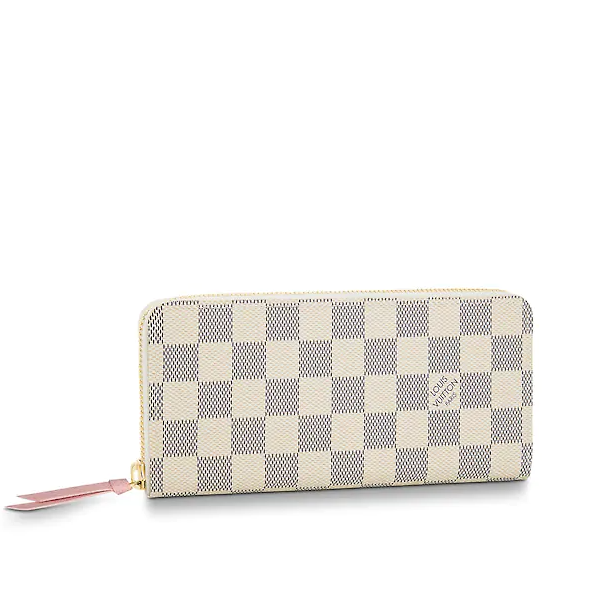 LV Zippy Wallet Damier Azur