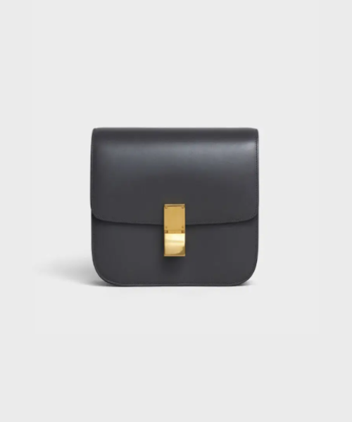 Celine Medium Classic Bag In Box Calfskin Anthracite