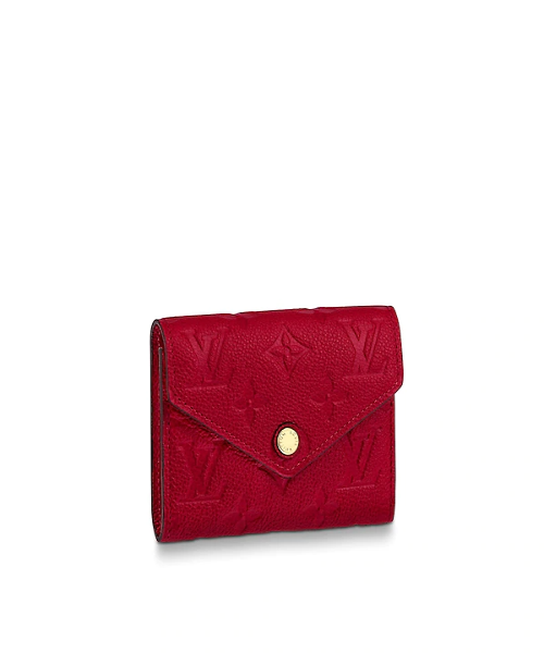 LV Zoé Wallet Monogram Empreinte Scarlet