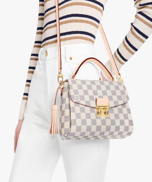 LV Croisette Damier Azur Canvas