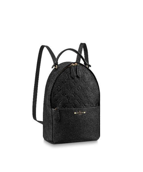 LV Sorbonne Backpack Monogram Empreinte Leather Noir