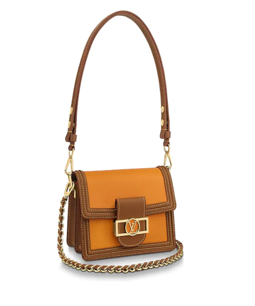 LV Mini Dauphine Spring 2020 Safran Imperial