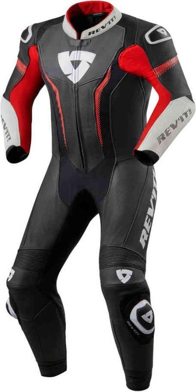 Men Revit Argon One Piece Motorcycle Leather Suit