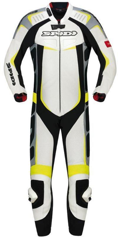 Men Spidi Track Wind Pro One Piece Motorcycle Leather Suit