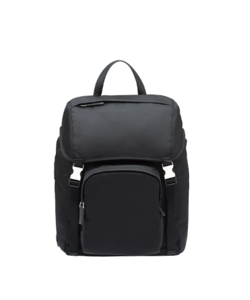 Prada Technical Fabric Backpack Black