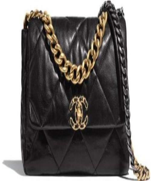 Chanel 19 Large Flap Bag Black