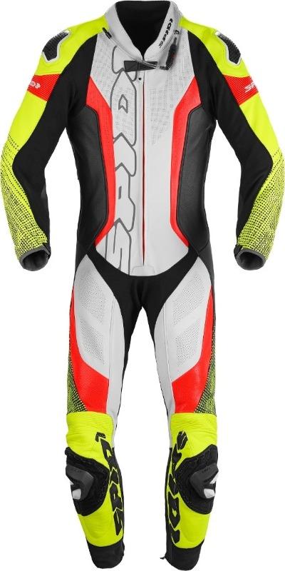 Men Spidi Supersonic Pro One Piece Perforated Motorcycle Leather Suit