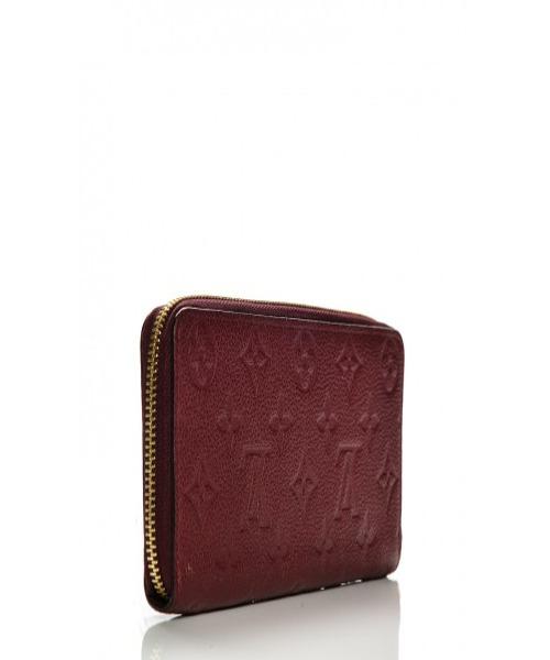 LV Clémence Wallet Monogram Empreinte Leather Raisin