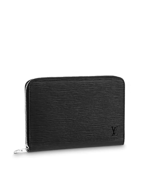 LV Zippy Organizer Epi Leather Black