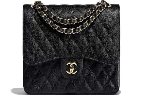 Chanel Large/Jumbo Classic Handbag Black