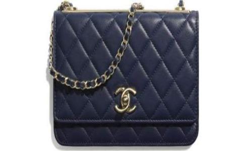 Chanel Wallet On Chain – WOC Classic Caviar Gold-Toned Metal Dark Grey